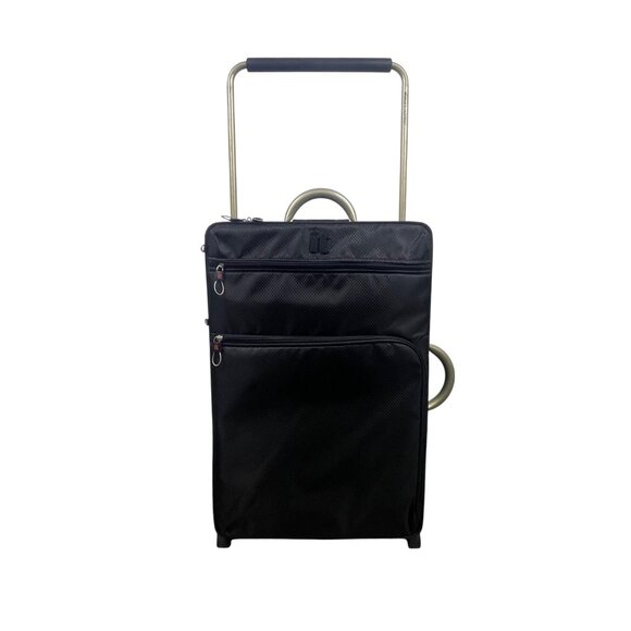 It Luggage Black Nylon With Telescopic Handle World’s Lightest Rolling Luggage - Picture 1 of 15